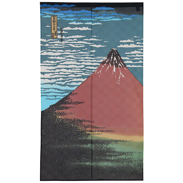 Noren Mont Fuji - Vintage, 85x150cm