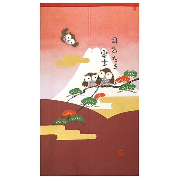 Noren Owl Fuji, 85x150cm - Image 2