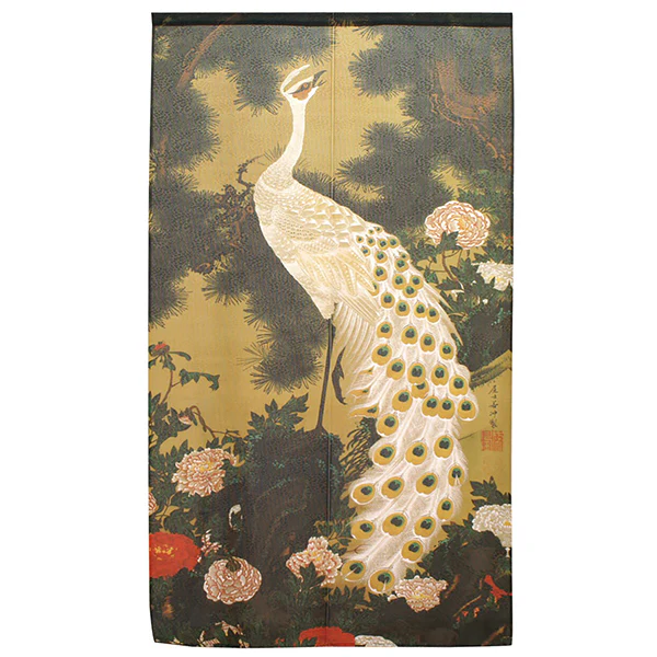 Noren Paon - Ito Jakuchu, 85x150cm