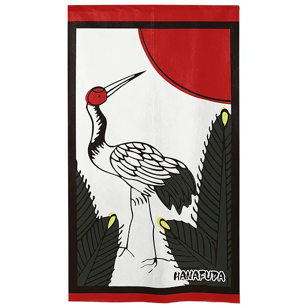 Noren Pins & Grues - Hanafuda, 85x150cm