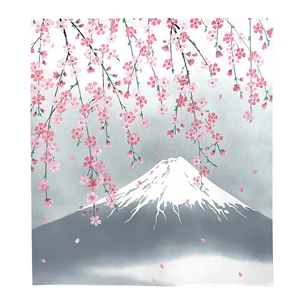 Noren Sakura Fuji, 85x90cm