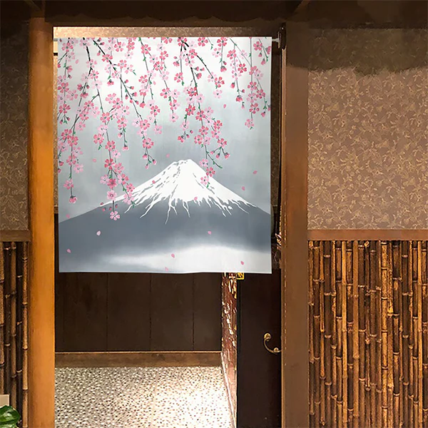 Noren Sakura Fuji, 85x90cm - Image 2