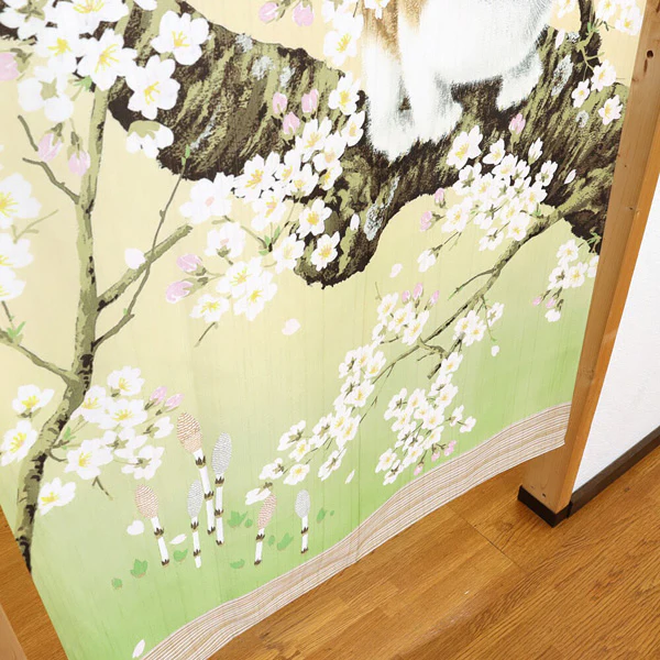 Noren Spring Cat, 85x170cm - Image 3