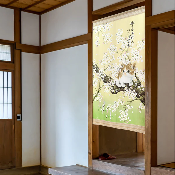 Noren Spring Cat, 85x170cm - Image 6