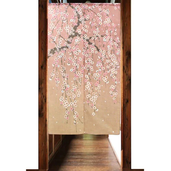 Noren Weeping Cherry Blossom, 85x150cm - Image 3