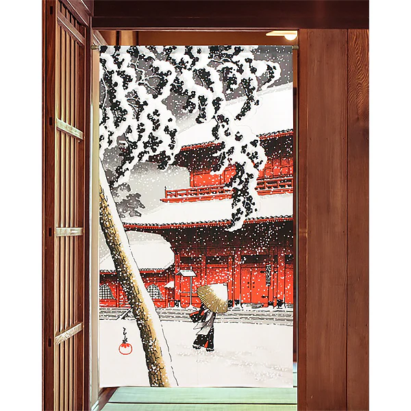 Noren Yuki-Kei Snow Scene, 85x150cm
