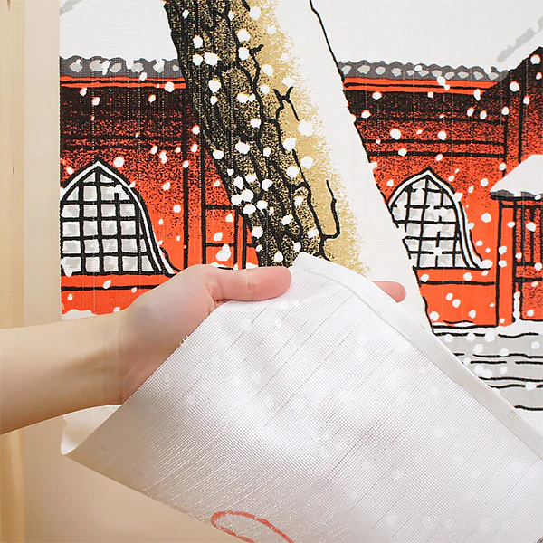 Noren Yuki-Kei Snow Scene, 85x150cm - Image 3