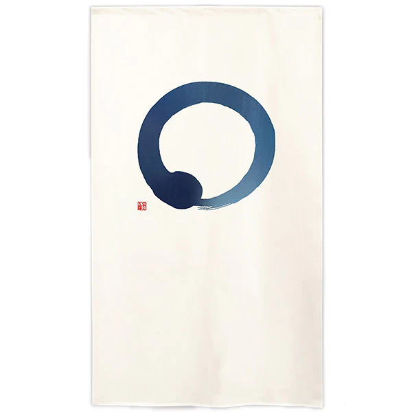 Noren Zen - Bleu, 85x150cm (Ignifuge) - Image 2