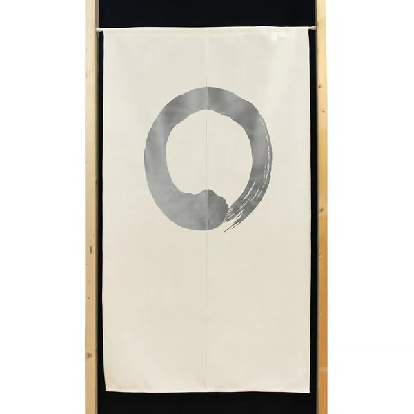 Noren Zen Enso, 85x150cm (Ignifuge)
