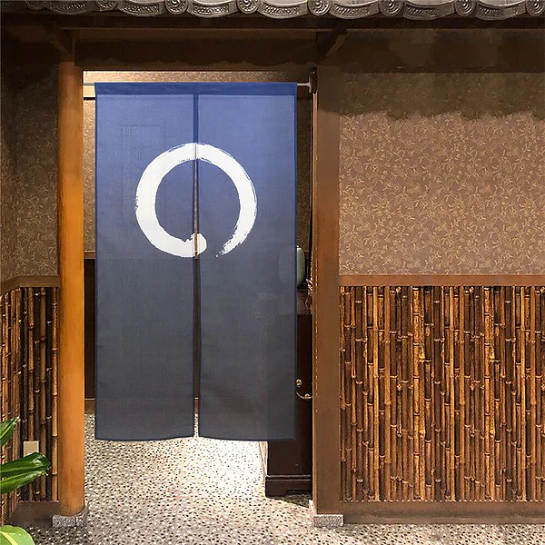 Noren Zen Réversible - Navy, 85x150cm