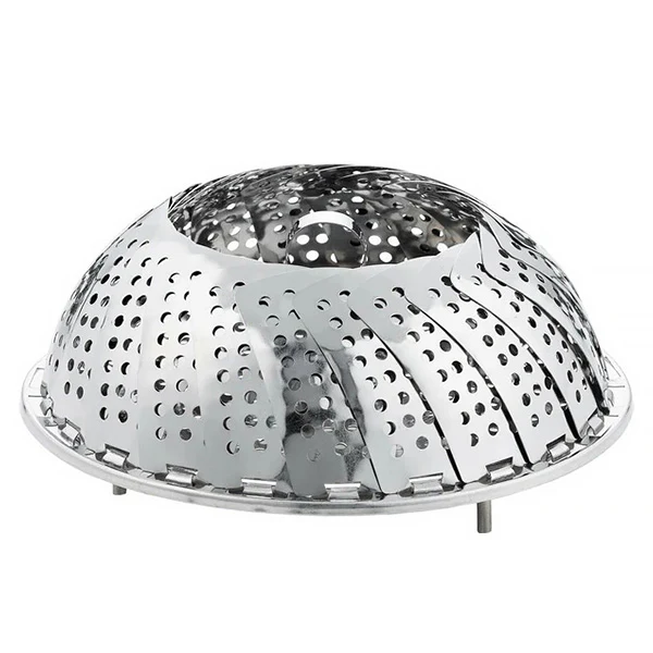 Panier Cuiseur Vapeur Inox Jumbo - Compatible Casseroles 18 à 28 cm - Image 4
