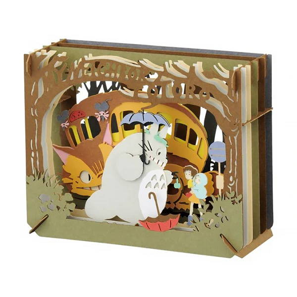 Paper Theater Mon Voisn Totoro - Chat Bus, Ghibli Official