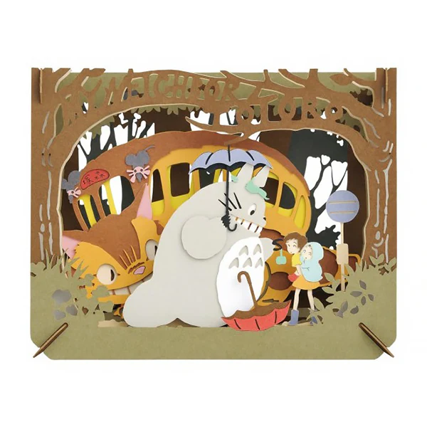 Paper Theater Mon Voisn Totoro - Chat Bus, Ghibli Official - Image 2
