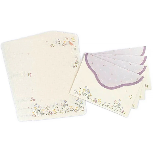 Papier Lettre & Enveloppe Aiwairo - Bird - Image 6