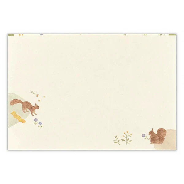 Papier Lettre & Enveloppe Aiwairo - Squirrel - Image 3