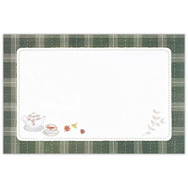 Papier Lettre & Enveloppe Autumn - Tea Time - Image 3