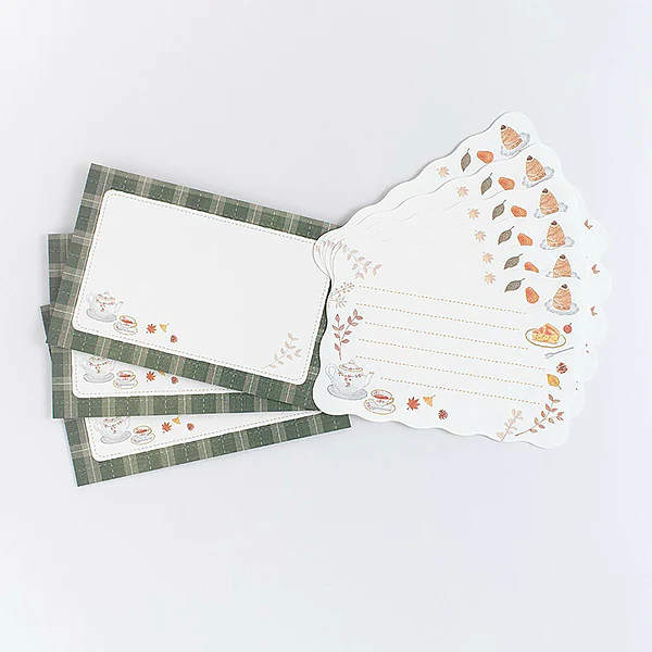 Papier Lettre & Enveloppe Autumn - Tea Time - Image 6