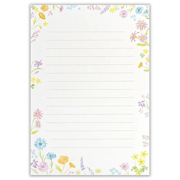 Papier Lettre & Enveloppe Boomy Flower - Rose - Image 2