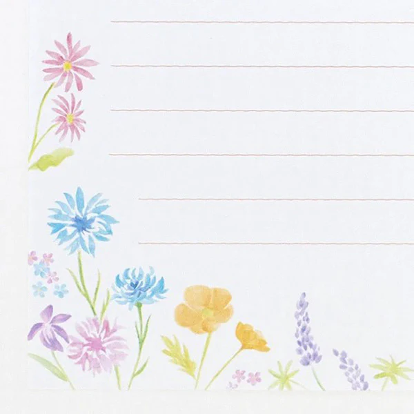 Papier Lettre & Enveloppe Boomy Flower - Rose - Image 6