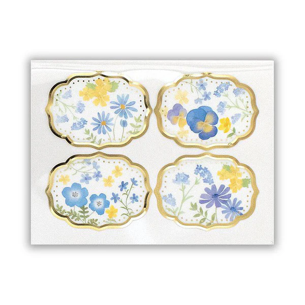 Papier Lettre & Enveloppe Boomy Flower - Bleu - Image 5