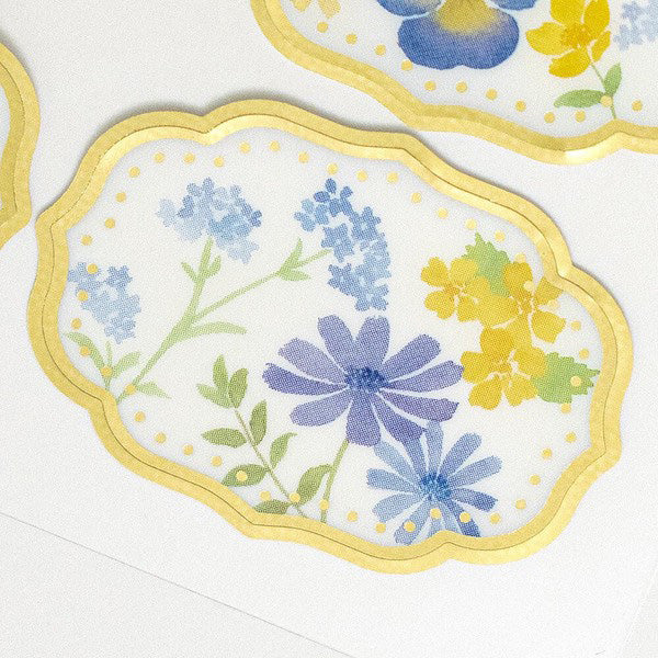 Papier Lettre & Enveloppe Boomy Flower - Bleu - Image 7