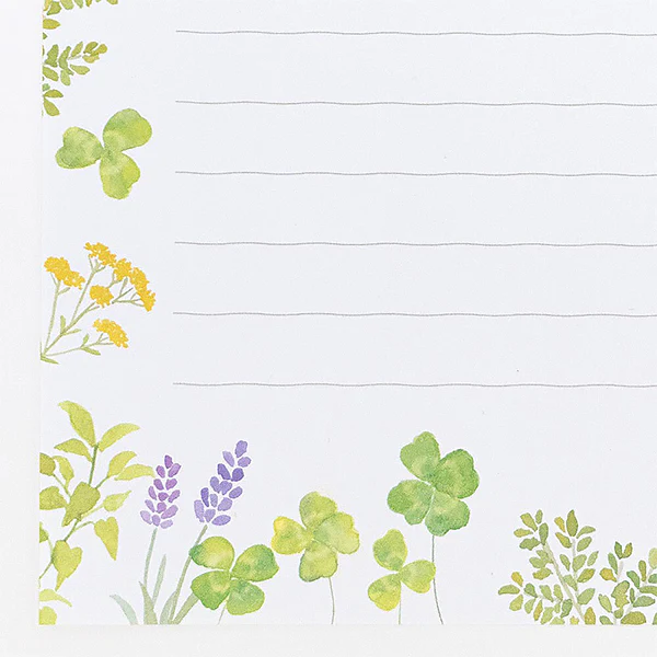 Papier Lettre & Enveloppe Boomy Flower - Green - Image 5