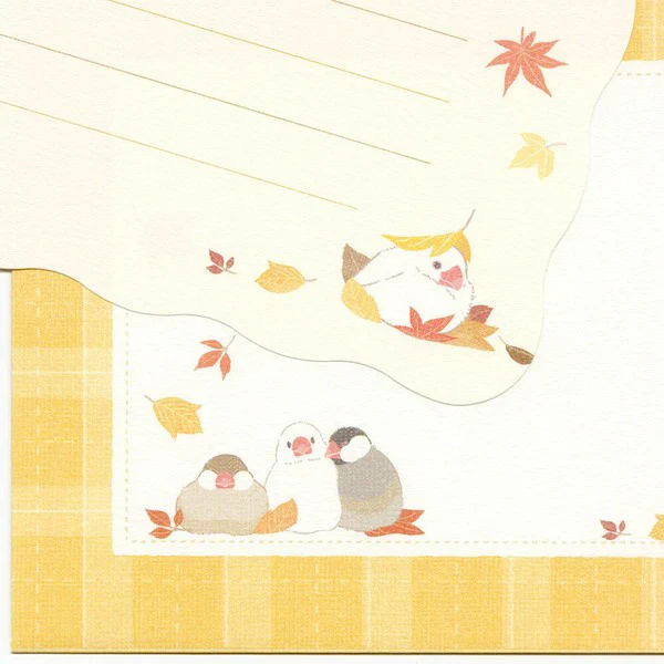Papier Lettre & Enveloppe Bunbirds - Autumn - Image 5