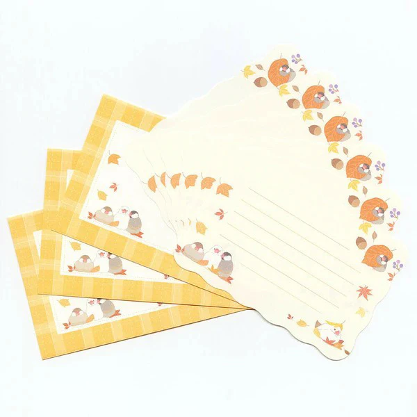 Papier Lettre & Enveloppe Bunbirds - Autumn - Image 6