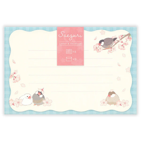 Papier Lettre & Enveloppe Bunti - Sakura