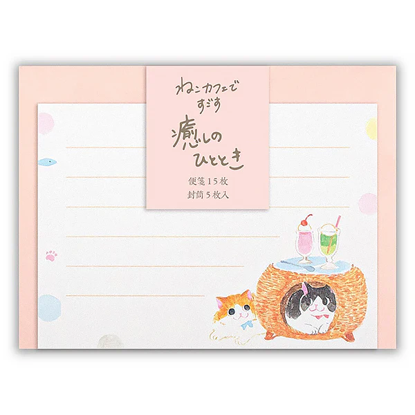 Papier Lettre & Enveloppe Chat Nekorobi - House