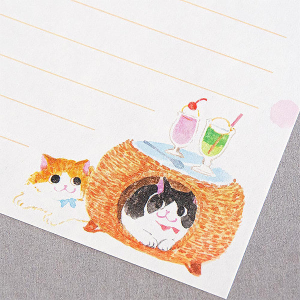 Papier Lettre & Enveloppe Chat Nekorobi - House - Image 2