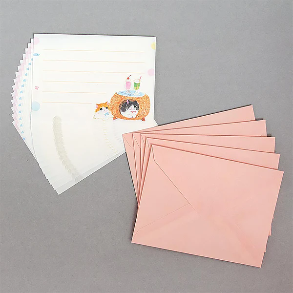 Papier Lettre & Enveloppe Chat Nekorobi - House - Image 3
