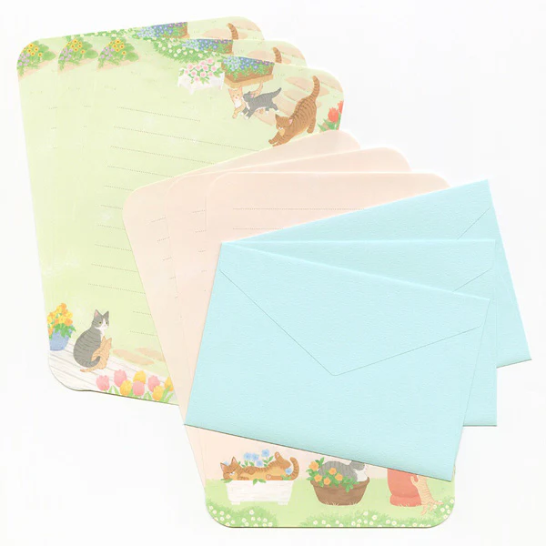 Papier Lettre & Enveloppe Chat Nyan - Naniwa - Image 4