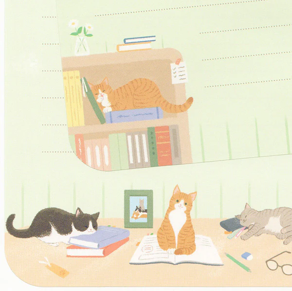 Papier Lettre & Enveloppe Chat Nyan - Ojama - Image 3