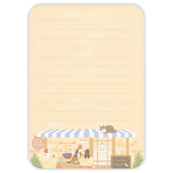 Papier Lettre & Enveloppe Chat Nyan - Shitamachi - Image 2