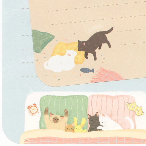 Papier Lettre & Enveloppe Chat Nyan - Sleeps - Image 3