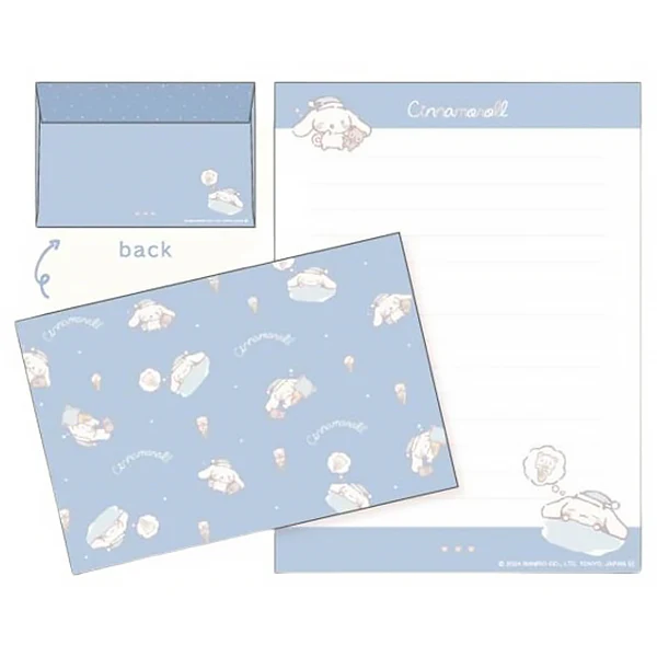 Papier Lettre & Enveloppe Cinnamoroll - Blue, Sanrio - Image 2
