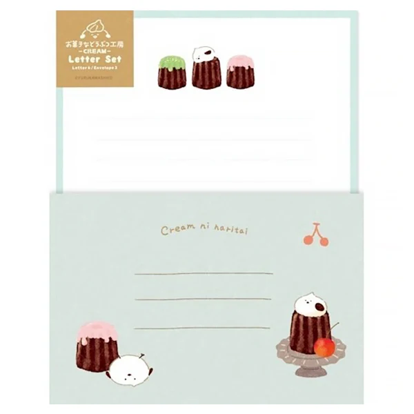 Papier Lettre & Enveloppe Cream - Shima Enaga - Image 2