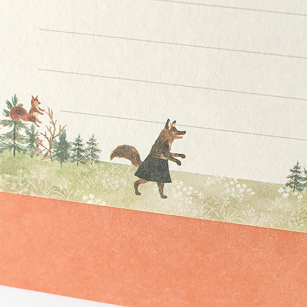 Papier Lettre & Enveloppe Fairy Tale - Wolf & Kid Goat - Image 5