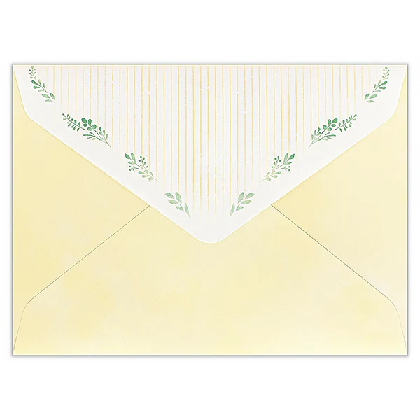 Papier Lettre & Enveloppe Flowers Deco (avec Autocollant) - Image 3
