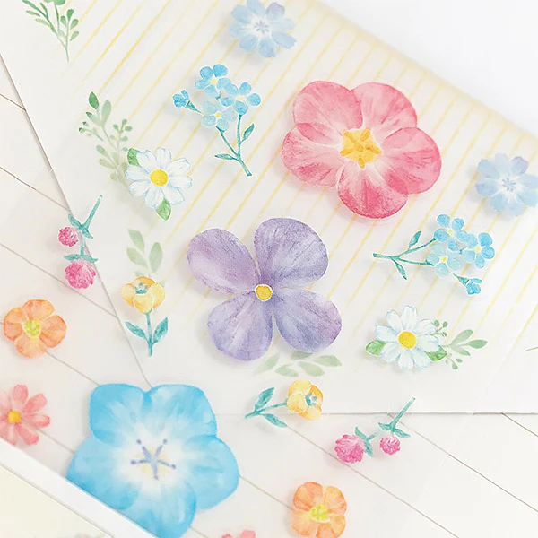 Papier Lettre & Enveloppe Flowers Deco (avec Autocollant) - Image 6