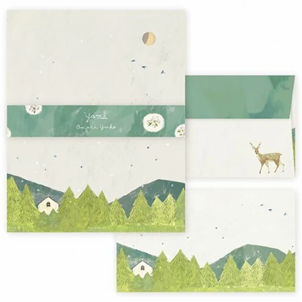 Papier Lettre & Enveloppe Hyogensha - Yama - Image 2