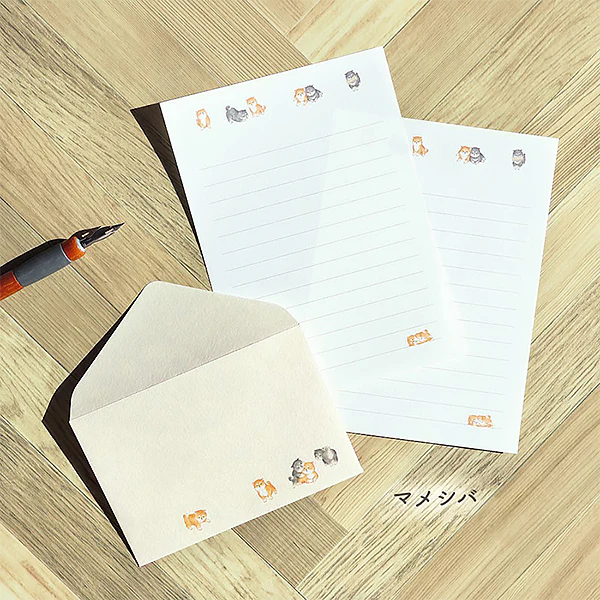 Papier Lettre & Enveloppe Mame - Shiba - Image 2