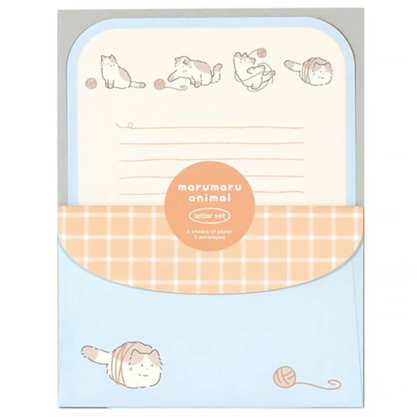 Papier Lettre & Enveloppe Maru Maru Animal - Cat Neko - Image 2