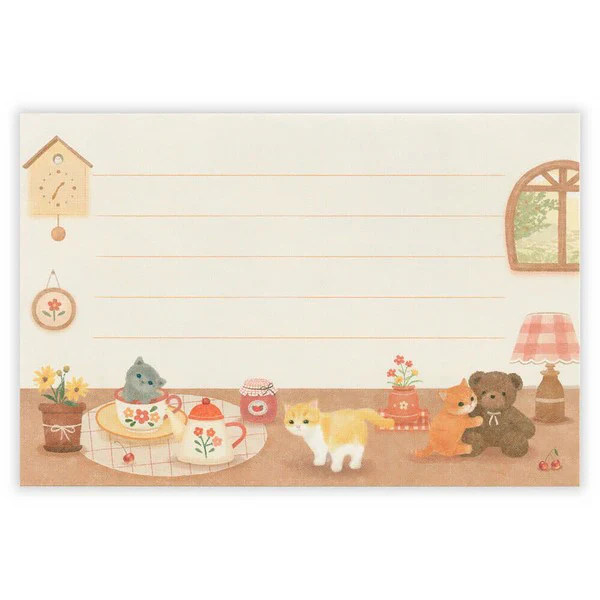 Papier Lettre & Enveloppe Matari Animals - Cat Kitten - Image 2