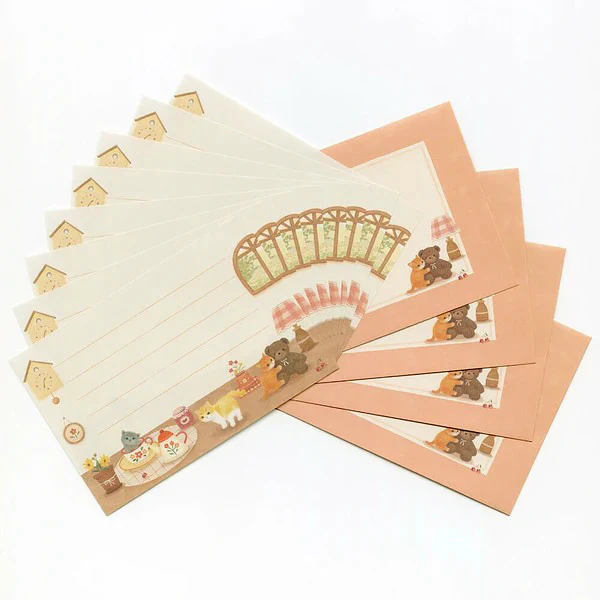 Papier Lettre & Enveloppe Matari Animals - Cat Kitten - Image 7
