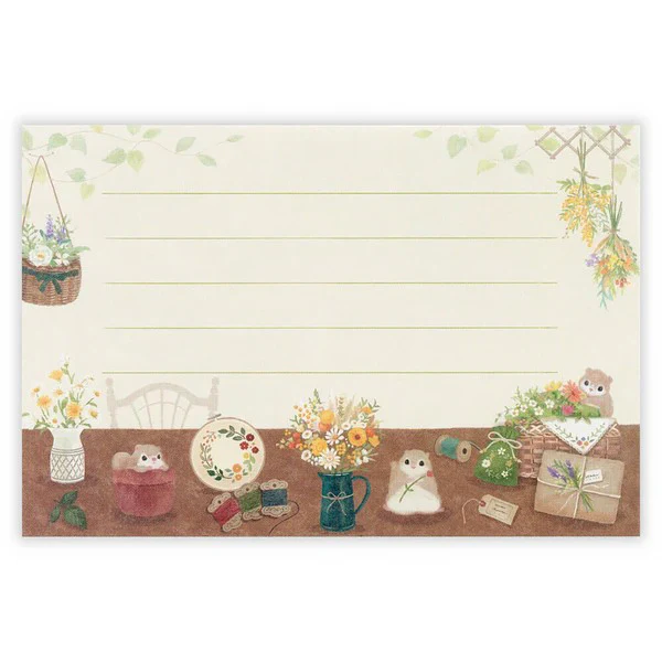 Papier Lettre & Enveloppe Matari Animals - Momonga - Image 2