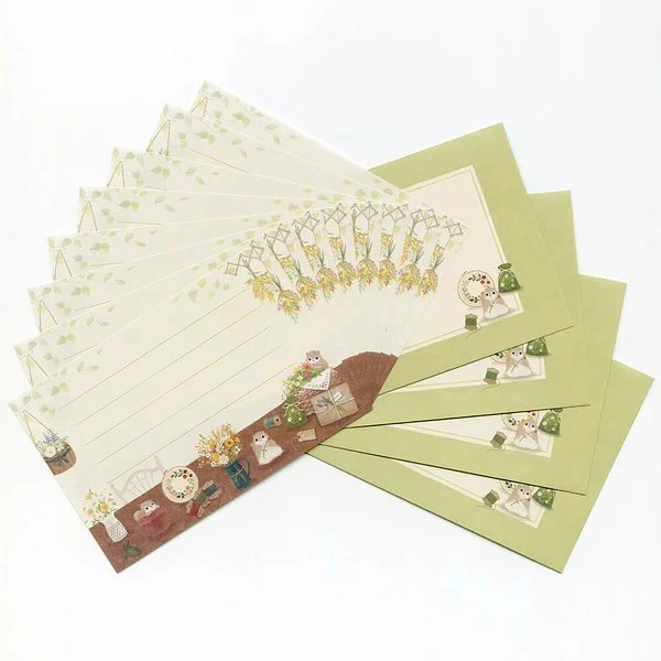 Papier Lettre & Enveloppe Matari Animals - Momonga - Image 6