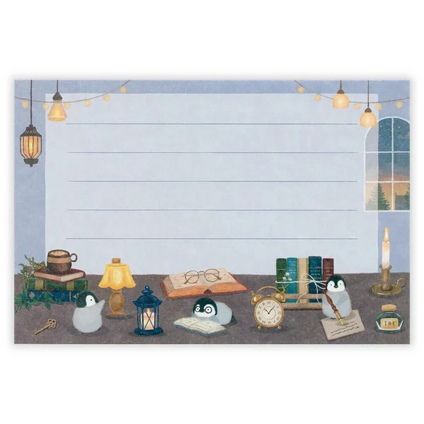 Papier Lettre & Enveloppe Matari Animals - Penguin - Image 2