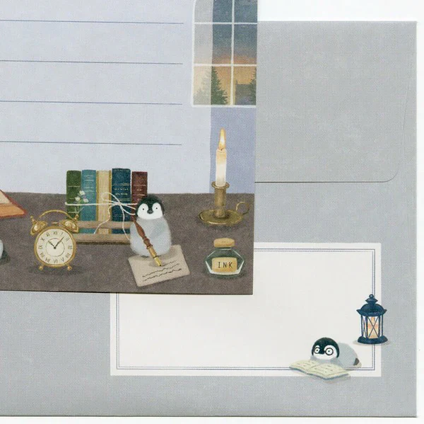 Papier Lettre & Enveloppe Matari Animals - Penguin - Image 5